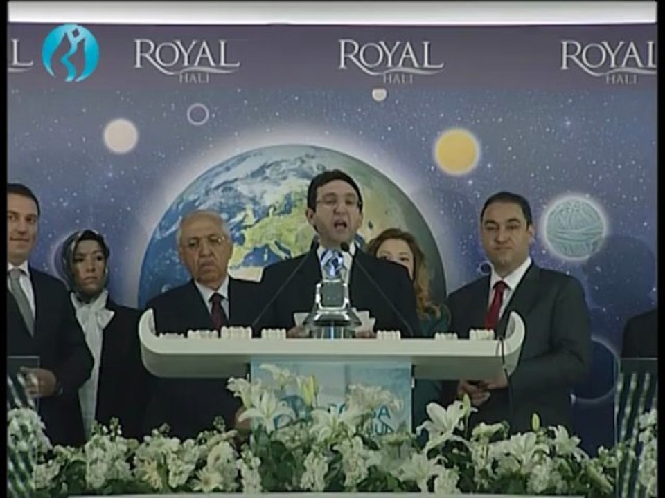 Royal Halı'nın 03 Mayıs 2013 tarihinde gerçekleşen Gong Töreninden özet görüntüler.