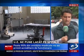 Spitalele neacreditate din România ar putea fi închise de UE din 2015!