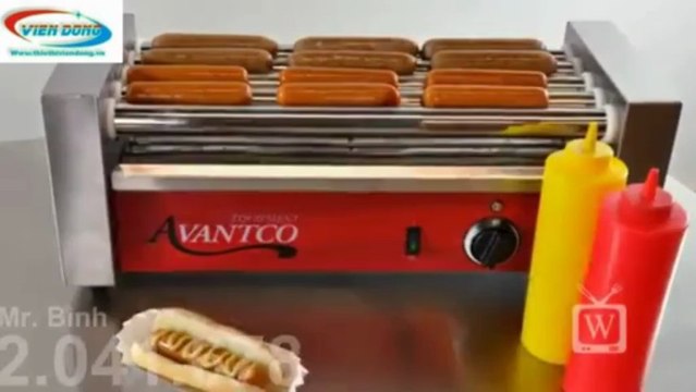 Máy nướng xúc xích giá rẻ , Bếp nướng xúc xích giá rẻ , Máy nướng xúc xích 7 thanh .