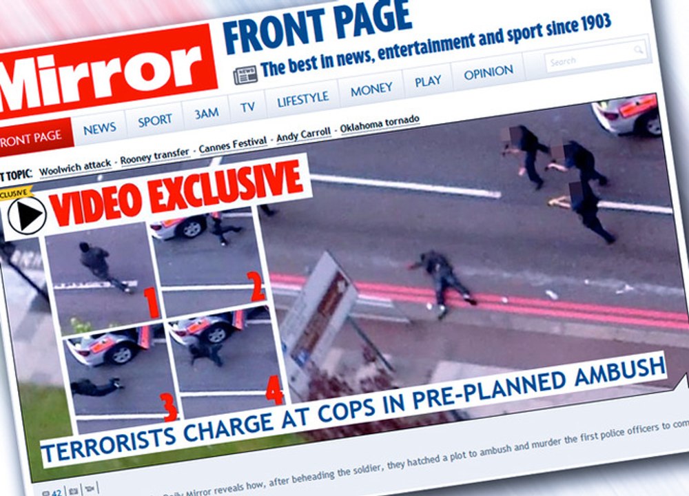 Londres : les images d'un tir policier contre un des meurtriers du soldat
