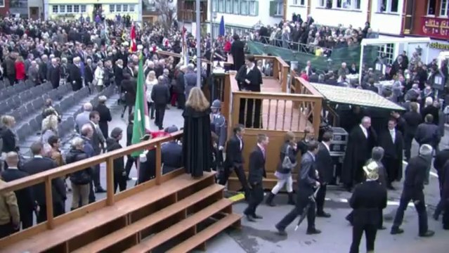 Open-air democracy takes place in Swiss canton