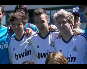 One Direction With Real Madrid