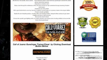 Call of Juarez Gunslinger Trainer Cheat Hack  PC