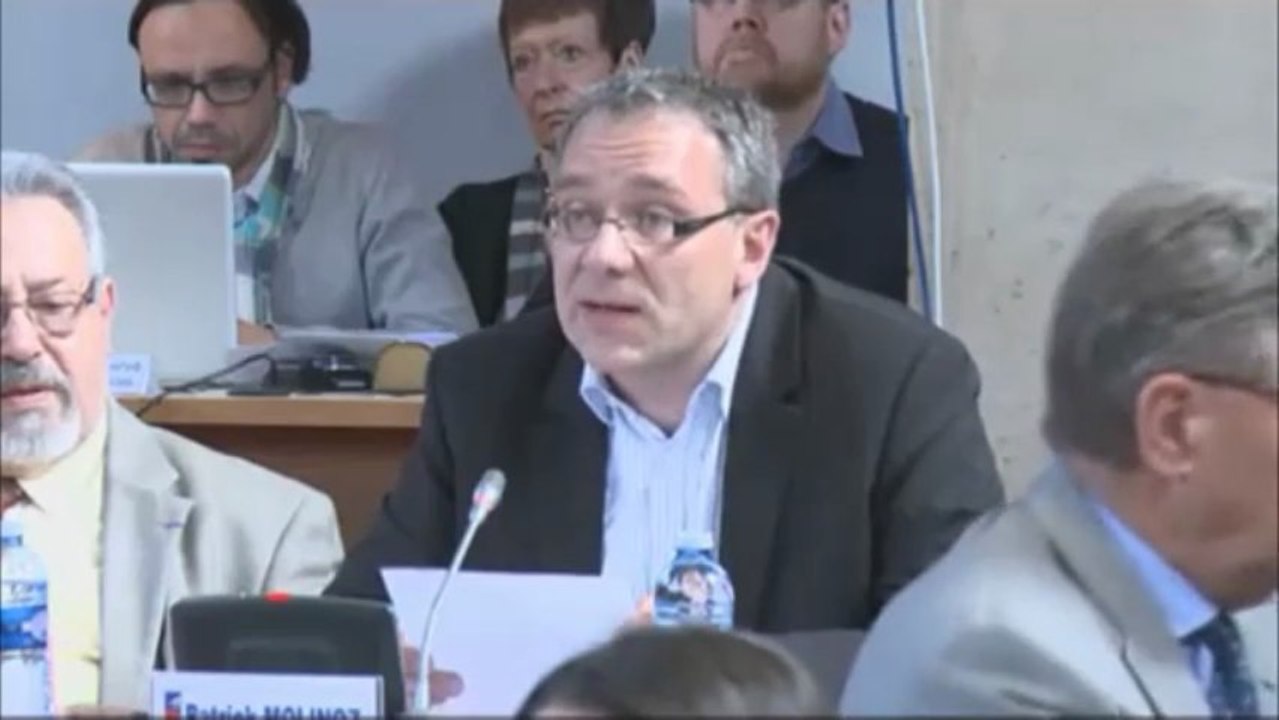 Patrick MOLINOZ. Discussion générale. Session du 24 mai 2013