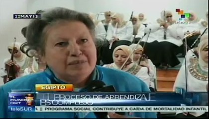 "Luz y Esperanza", orquesta de mujeres invidentes egipcias
