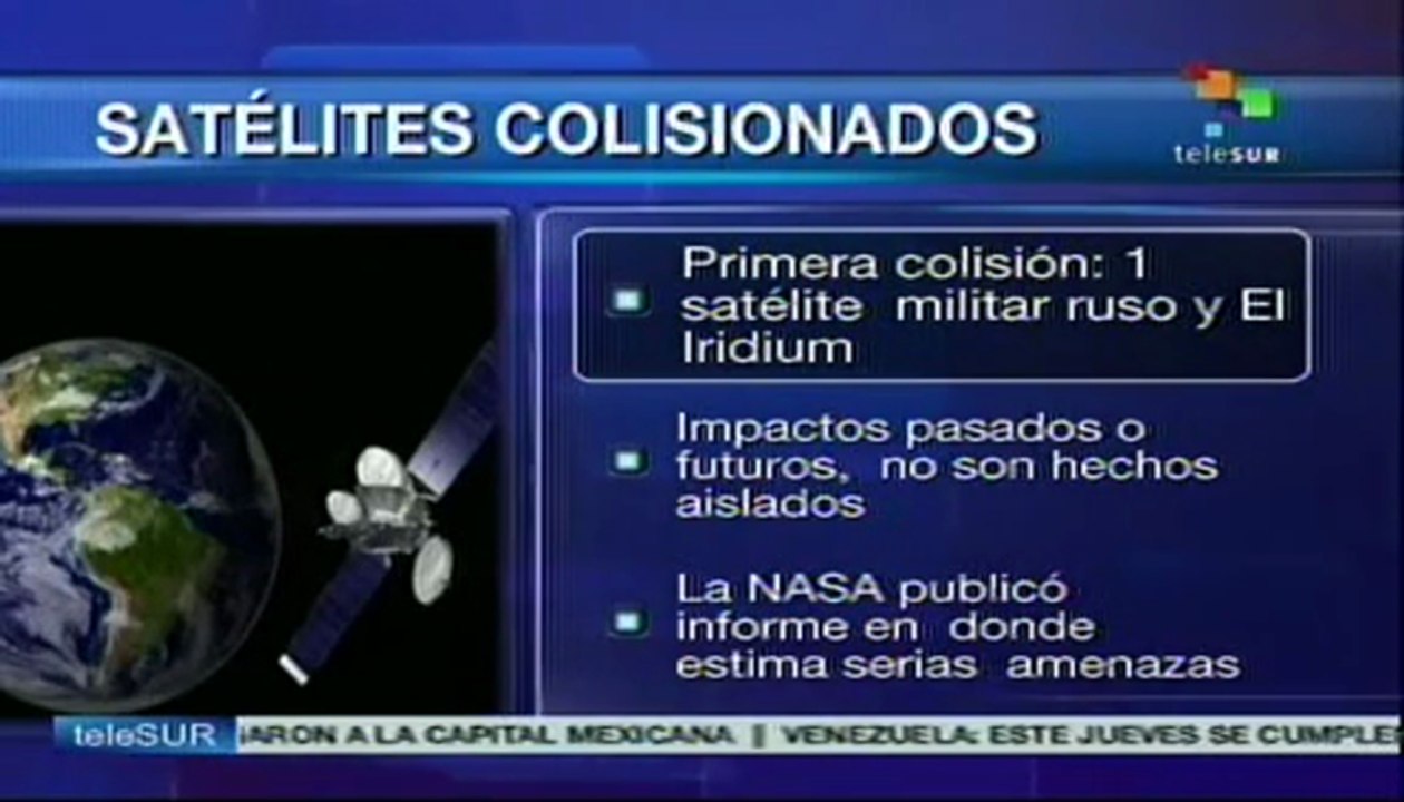 Colisiones espaciales, hechos comunes a causa de la basura espacial
