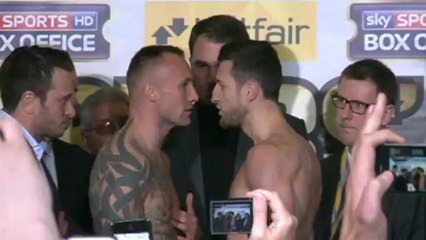 Froch and Kessler weigh-in ahead of unification showdown