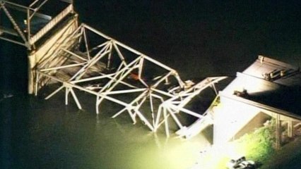 I-5 Bridge Collapses After Truck Hits Overhead Span