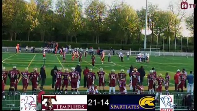 TEMPLIERS VS SPARTIATES J10 ELITE