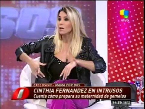 pronto.com.ar El blooper de Cinthia fernández