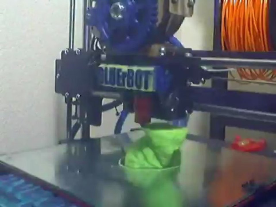 BLUErBOT 3d Prints Master Yoda
