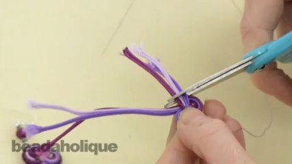 How to do Soutache Bead Embroidery: Part 3 How to Add a Side Bead and to End a Stack