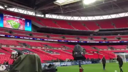 Final training session at the Wembley Stadium