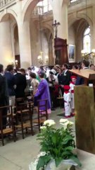 Mariage Delphine François Entrée, concerto de Manfredini pour Gaïta et Orgue