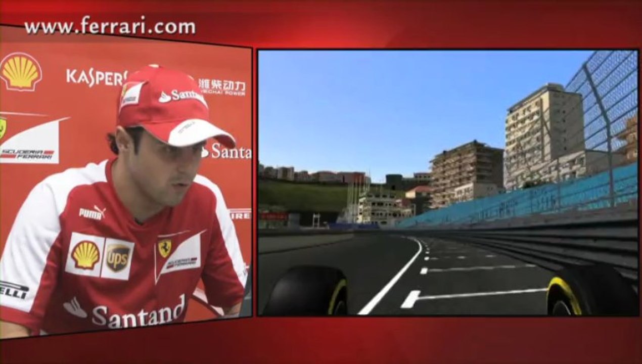 Autosital - Tour de piste virtuel du circuit de F1 de Monaco avec Felipe Massa