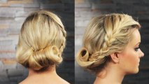 How To Do A Rolled And Plaited Updo