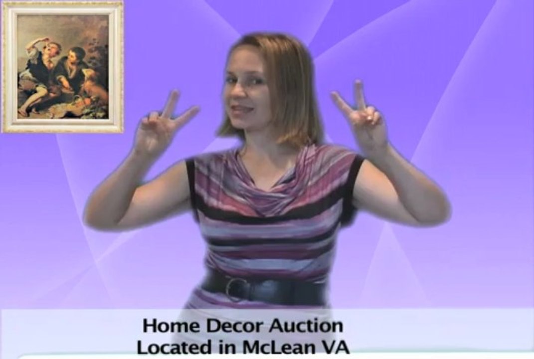 Home Decor and Furnishings Auction