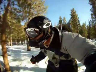 Testing new personal jetpack on skis - troy hartman