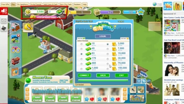 City Ville Hack 2013 - Cityville Cheat - WORKING!
