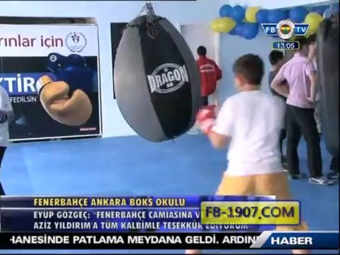 Fenerbahçe Ankara Boks Okulu’nun yeni salonu açıldı