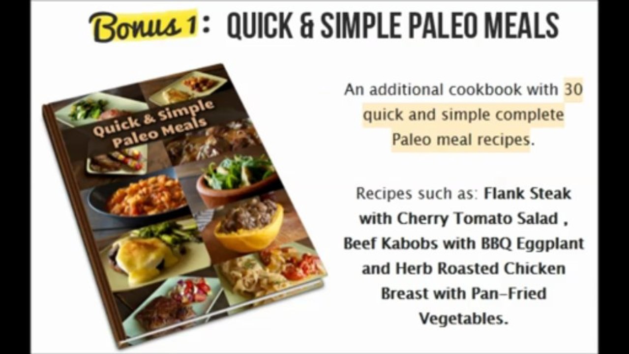 healthy food recipes Paleo Recipe Book - Prepare Easy And Healthy Meals