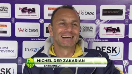 Conférence de presse FC Istres - FC Nantes : José  PASQUALETTI (FCIOP) - Michel DER ZAKARIAN (FCN) - saison 2012/2013