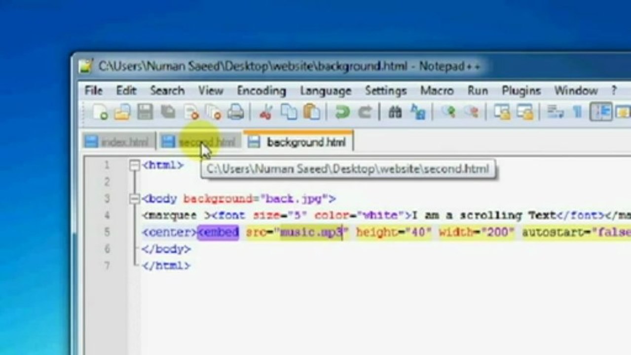 Free Network Tutorials- HTML Tutorials In Urdu Lesson 22