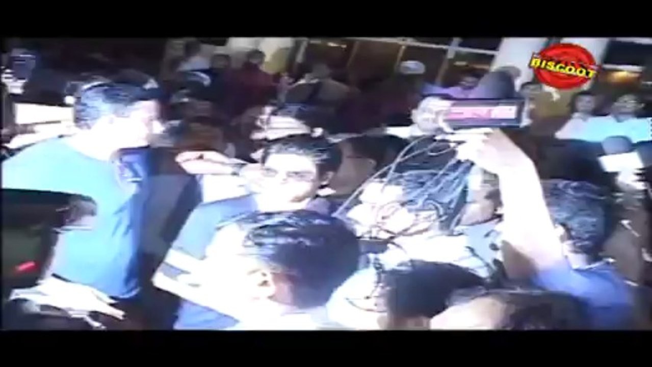 SRK returns home