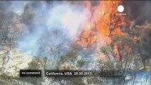 Forest fires hit California - no comment