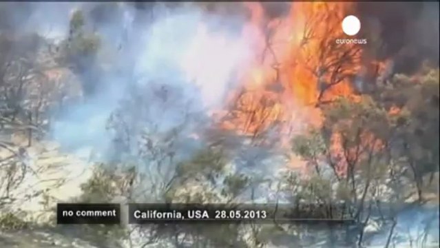 Violents feux de forêt en Californie - no comment