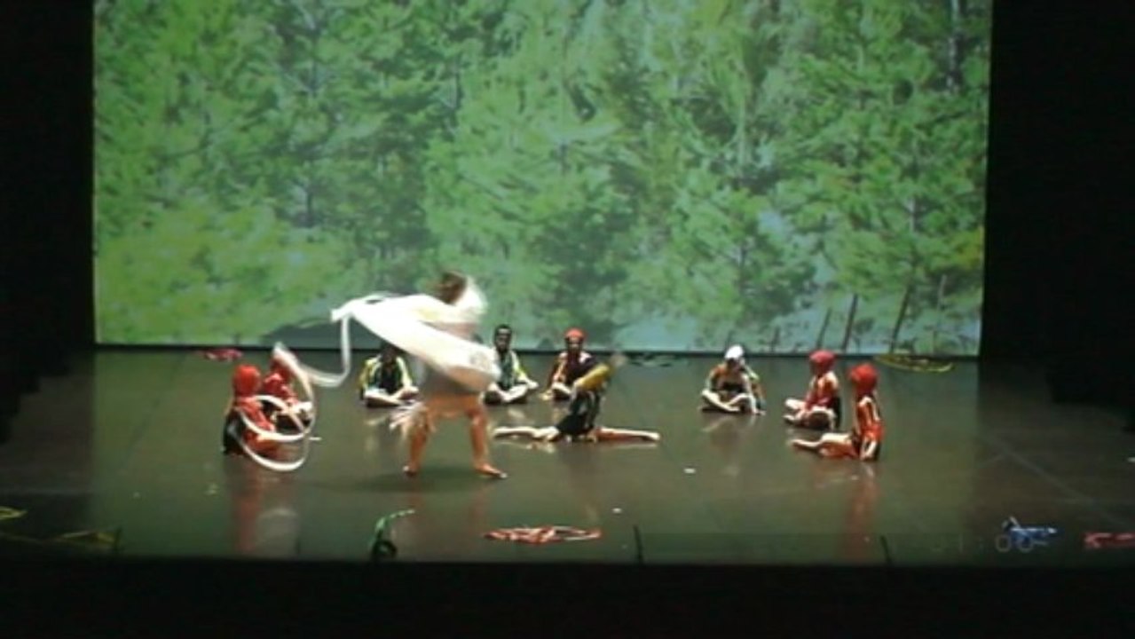 Gala de la terre UFOLEP - Représentation GRS de la MJC de Bédoin