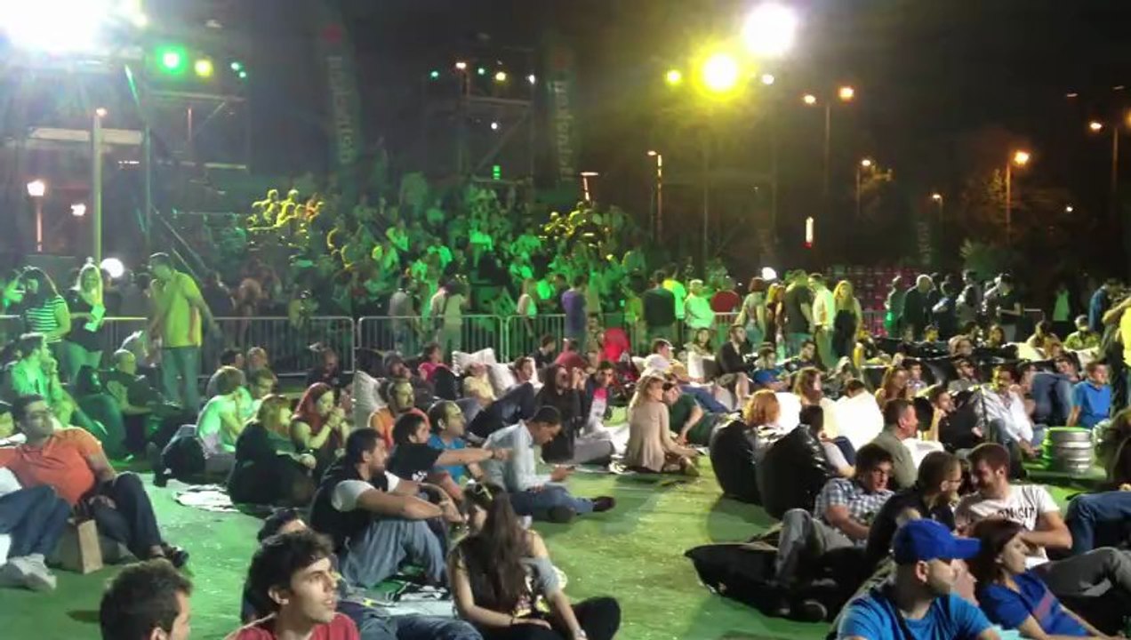 Η εξέδρα της Heineken στο Golden Hall