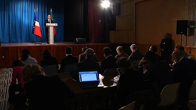 Conférence de presse à Addis Abeba (Ethiopie)