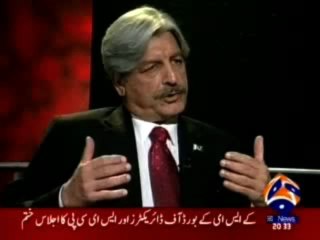 Masood Sharif Khan Khattak with Iftikhar Ahmad in Jawab Deyh (12 Oct 2008)