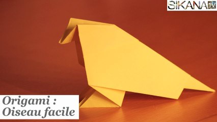 Origami facile : Oiseau en papier facile