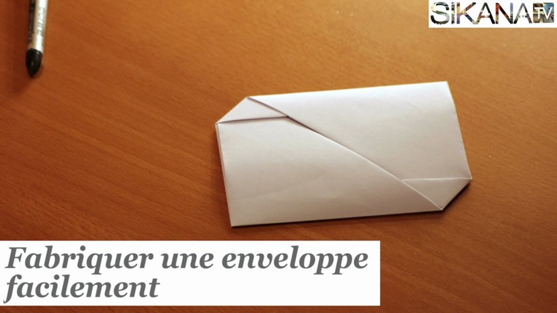 Origami - Lettre-enveloppe - Vidéo Dailymotion