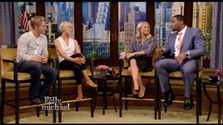 Derek and Kellie on Live! With Kelly and Michael