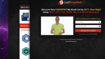 Increase your email list - List Eruption 2.0 tutorial