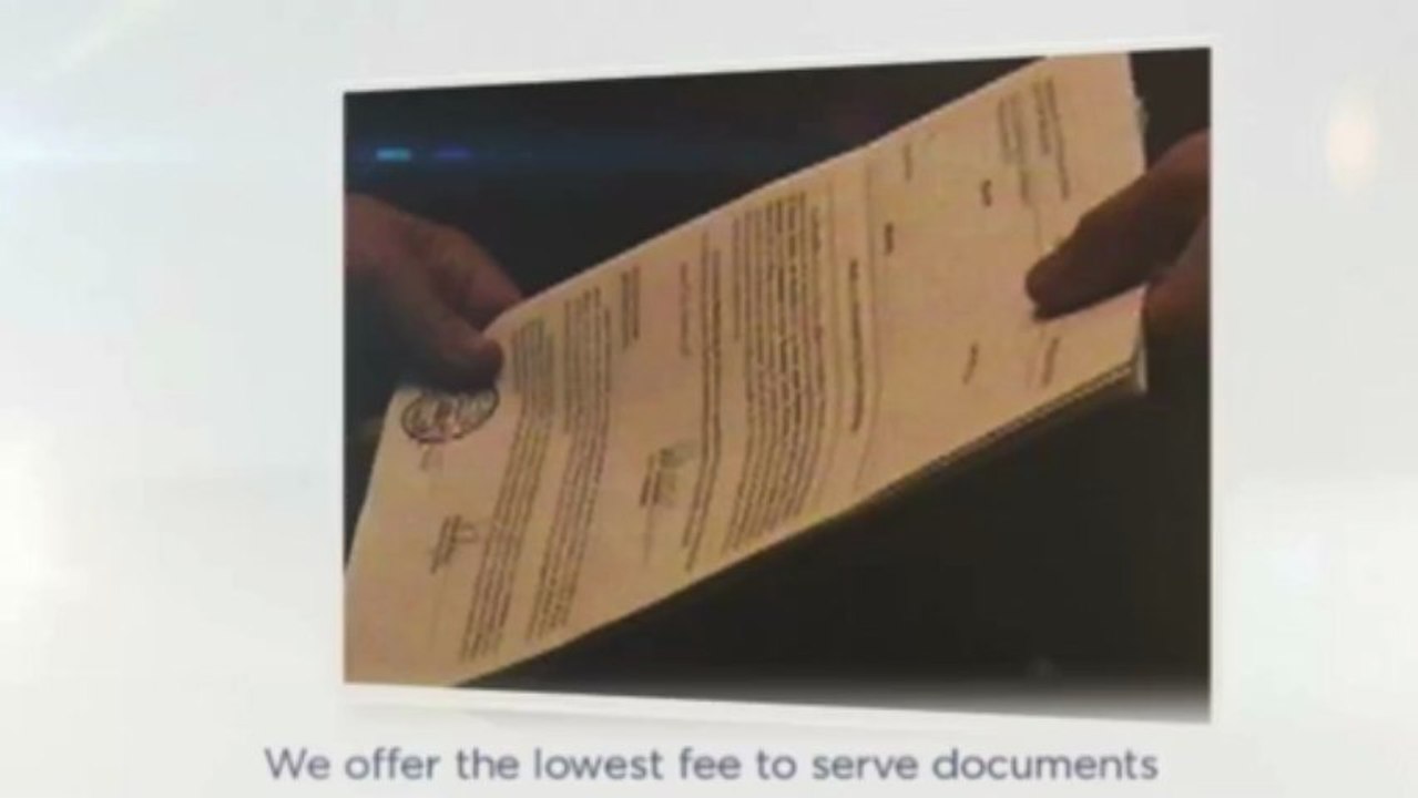 Process Server - Registered and Bonded