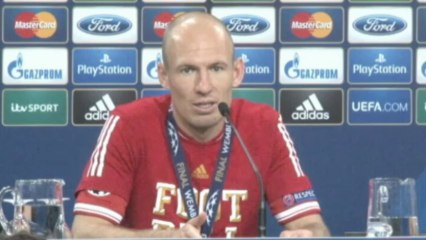Robben nie ukrywa radosci z wygrywającego gola
