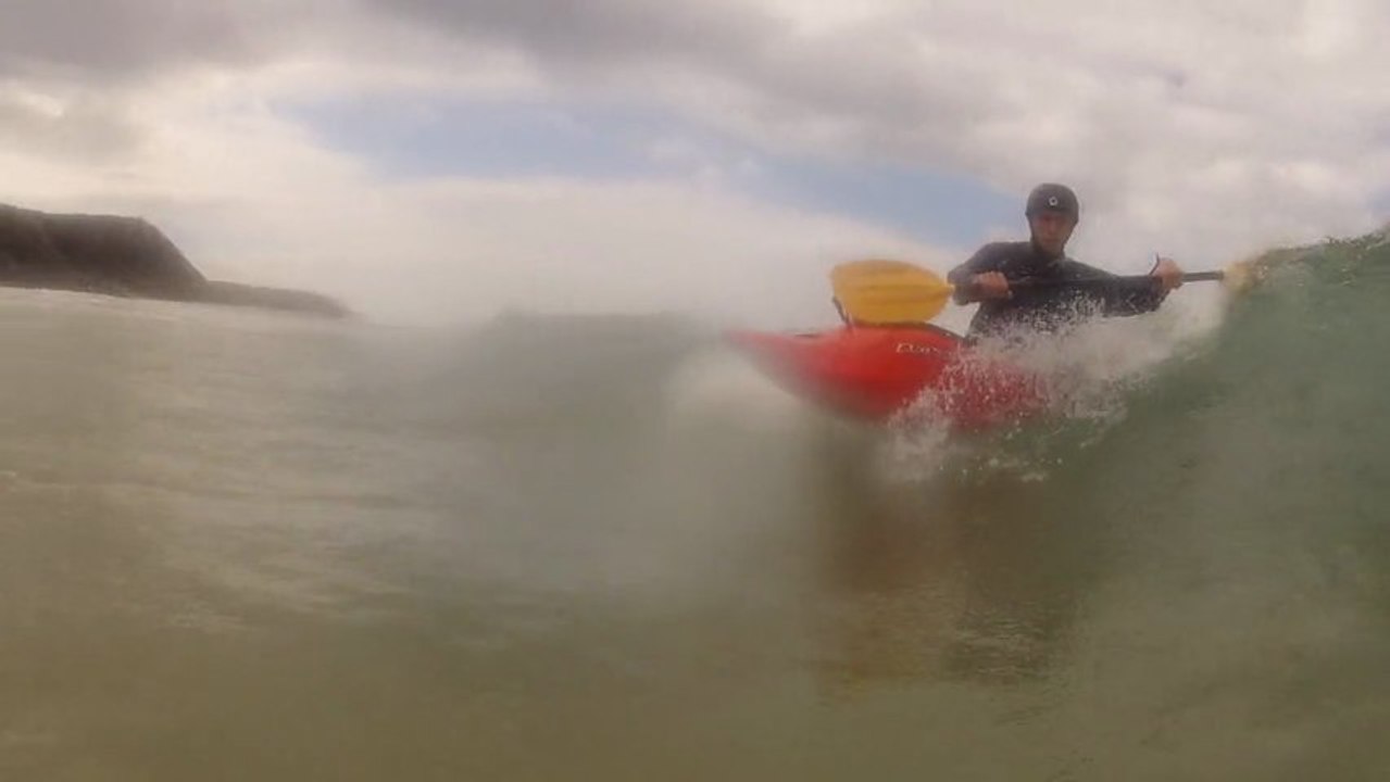 Kayak surf freestyle : Kayak GoPro HD