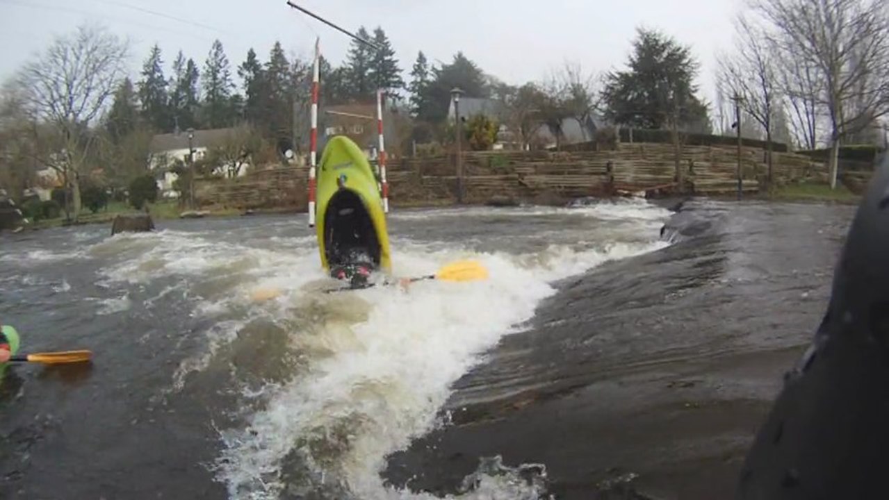Kayak Freestyle à Lochrist: Kayak Gopro HD