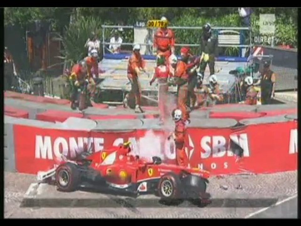 Monaco 2013 : Sortie de Massa