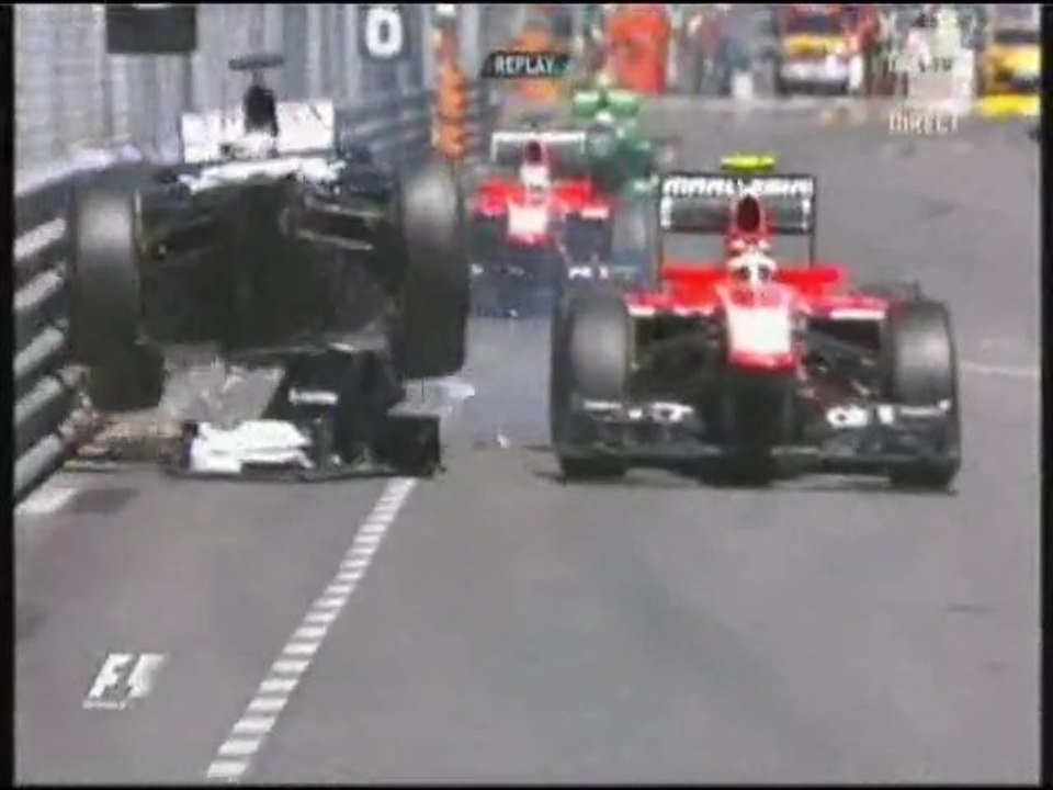 Monaco 2013 : accrochage entre Maldonaldo et Chilton