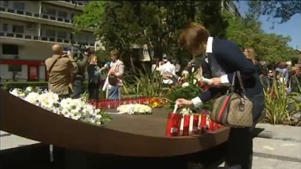 Emotivo homenaje en Zaragoza a los fallecidos en el accidente del Yak-42