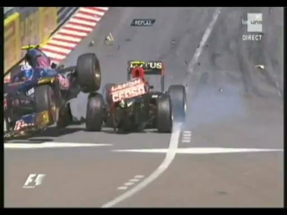 Monaco 2013 : accrochage entre Grosjean et Ricciardo