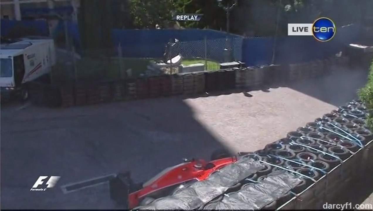 Formule 1 Monaco 2013 Bianchi crash