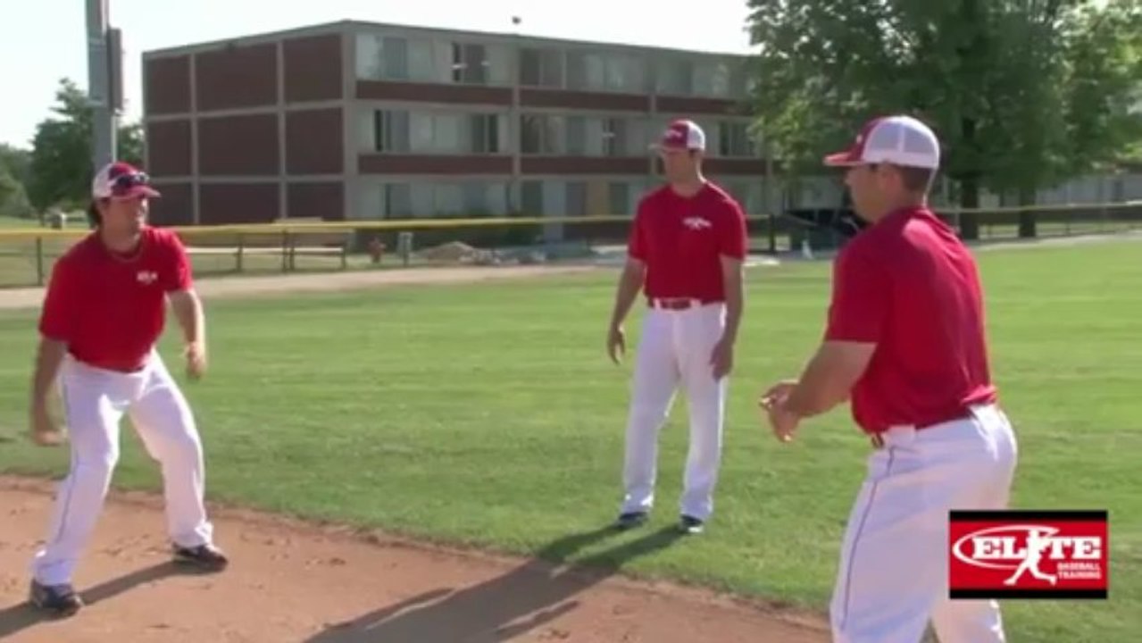 Youth Baseball Drills - Elite Baseball Training Tip - Infield Receiving Drill