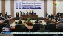 Reunión de la Comisión de Integración Conjunta Bolivia y Venezuela