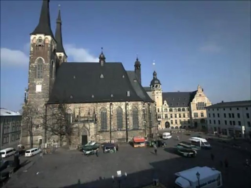 Köthen marktplatz rosenmontag 2013 in zeitraffer - timelapse
